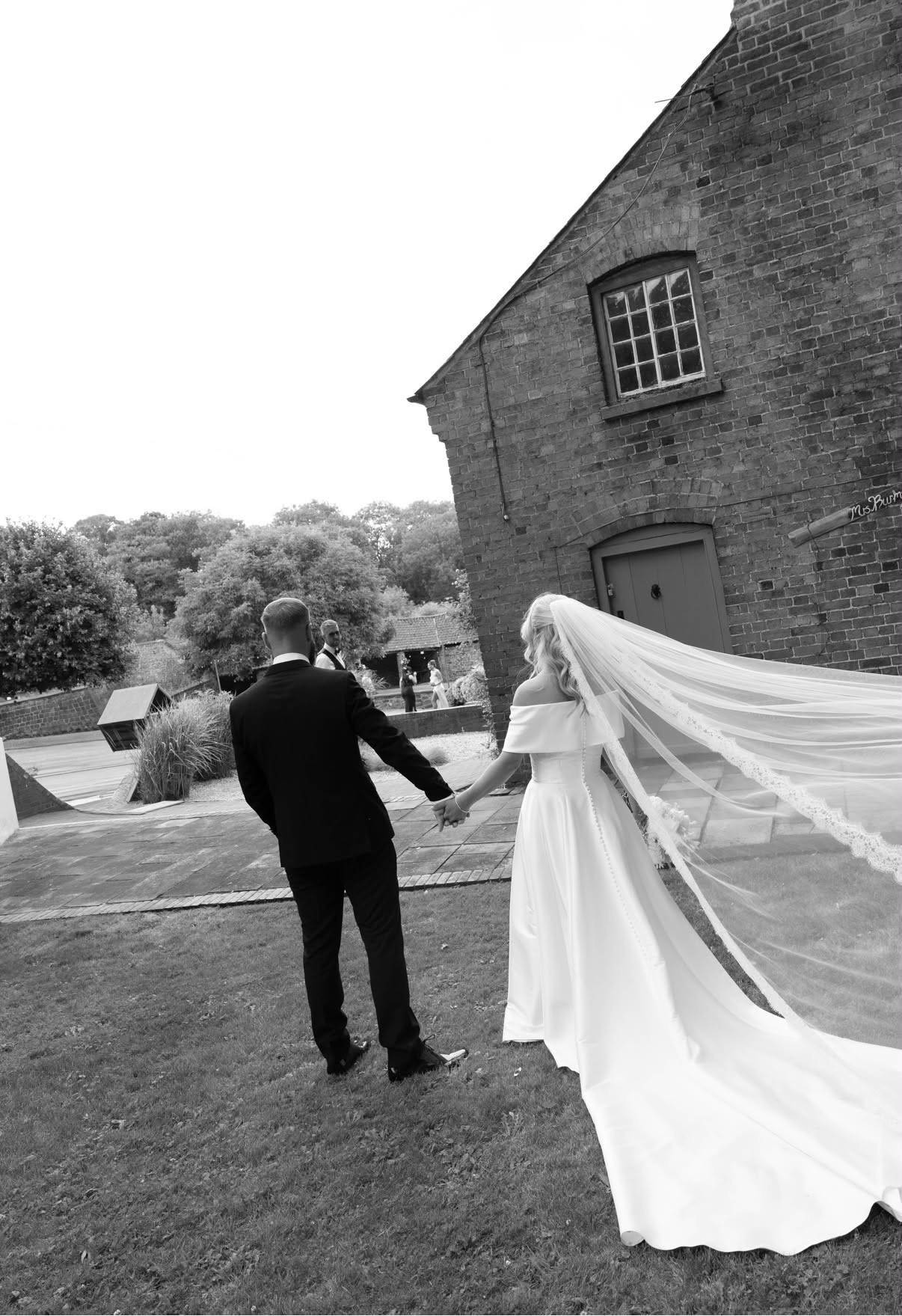 Silver Sixpence Bride and Groom